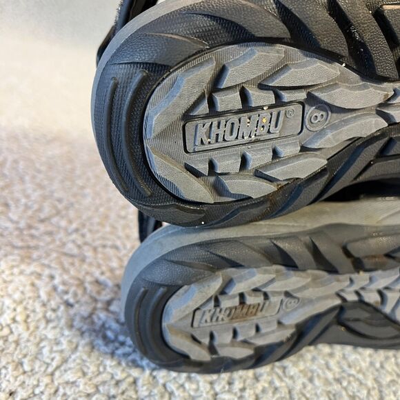 Khombu Sandals Mens 8 Black Travis Outdoor Hiking Walking Active Lake River - Picture 12 of 13